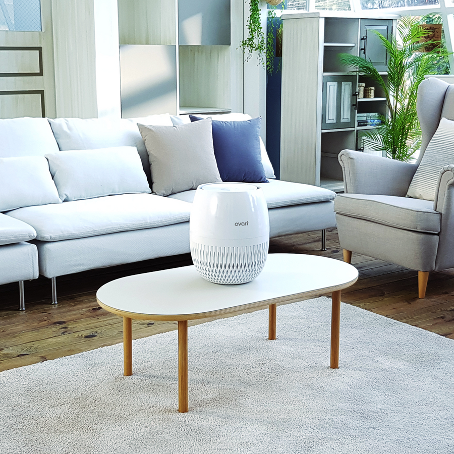 Avari EG HEPA Air Purifier in the Living Room